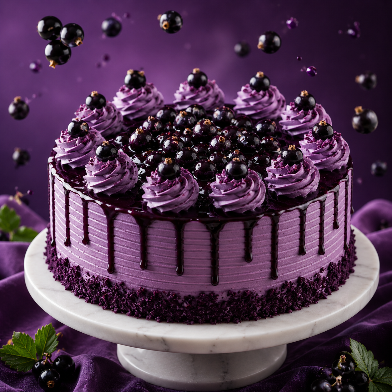 Blackcurrant Cake